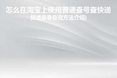 淘宝查号网如何使用 有哪些查询技巧 