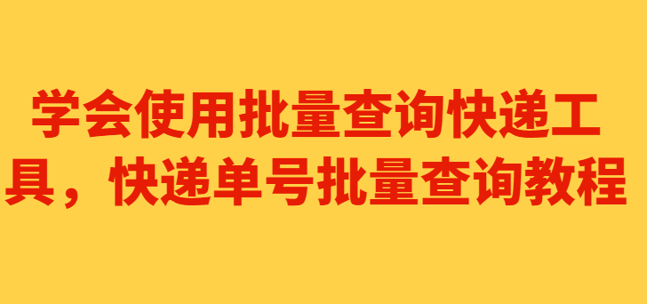 怎么查快递单号是什么东西,输入手机号查物流单号技巧,怎么查快递单号