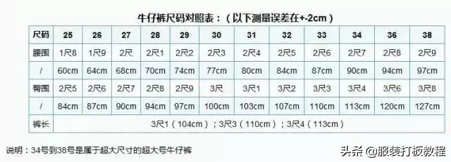女生裤子xl是多大尺码,裤子尺码对照表图,裤子xl是多大尺码