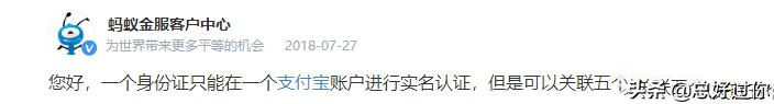 一个人可以有几个实名支付宝账号,了解两个支付宝账号的坏处,一个人可以有几个支付宝账号