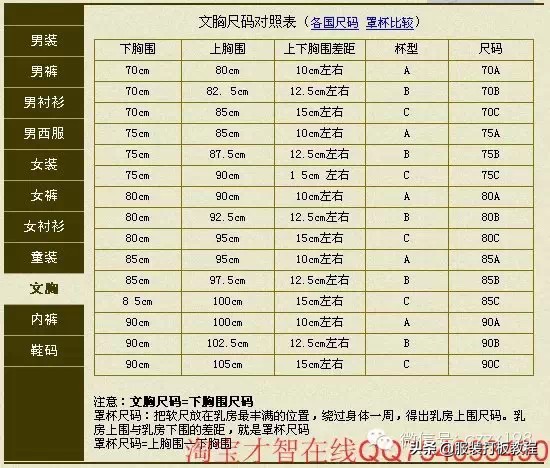 男士裤子尺码表,男装标准尺寸对照表,男士裤子尺码表