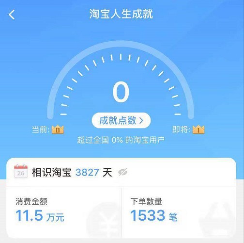 查看淘宝注册时间在哪,淘宝人生成就入口介绍,查看淘宝注册时间