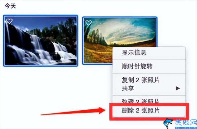 Macbook怎么批量删除照片,mac清空相册的快捷方法