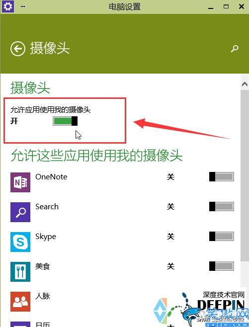 win10摄像头禁用了怎么解除,电脑程序无法使用相机功能的解决方法