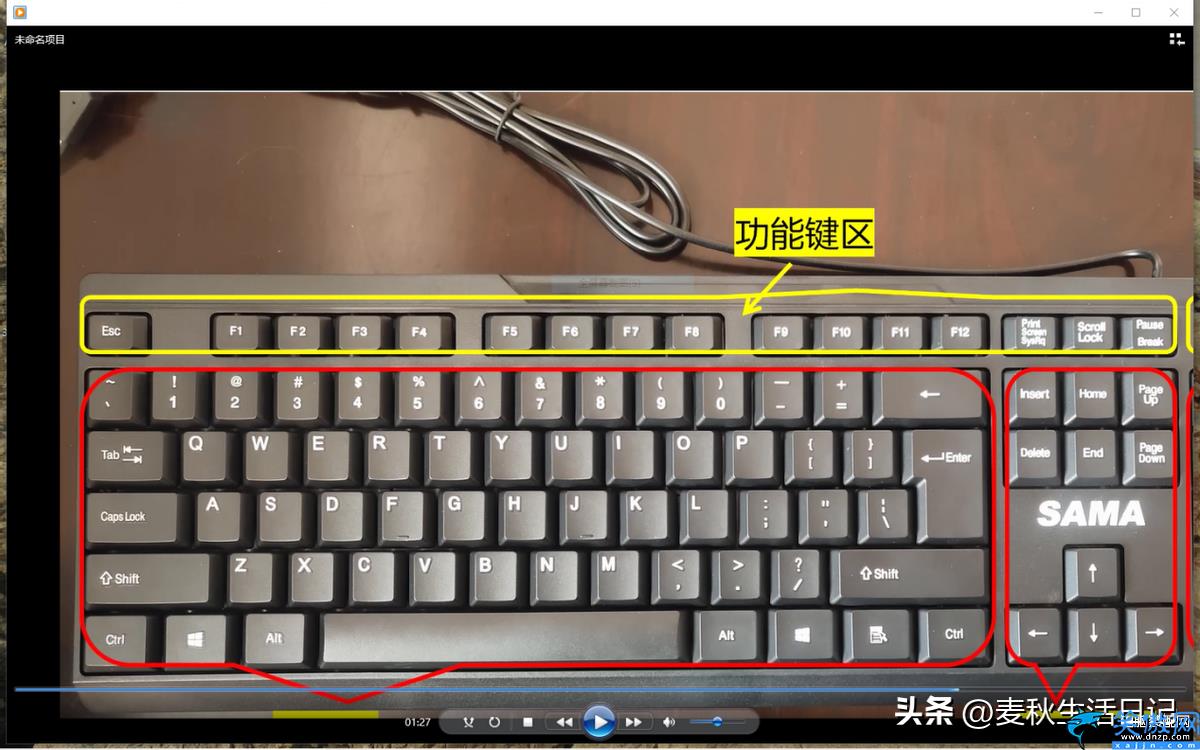 键的作用有哪些,电脑键盘按键名称与作用