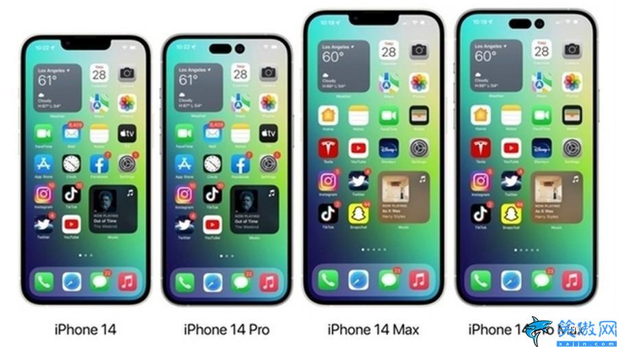 苹果14型号大全对照表,看懂四款新iPhone 14的规格