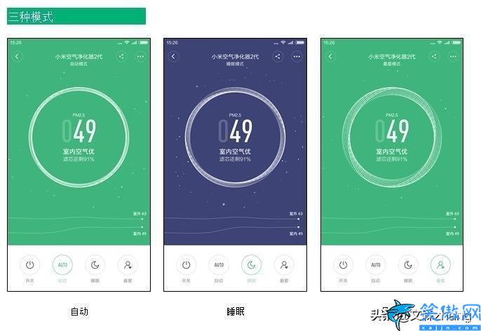 小米空气净化器2使用方法,净化器智能操作使用介绍