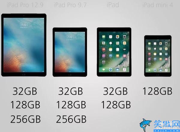 iPad数字系列尺寸对比,苹果平板系列产品的历史回顾